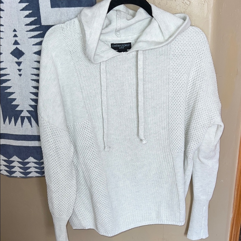 Cynthia ROWLEY active-hooded sweater-XL